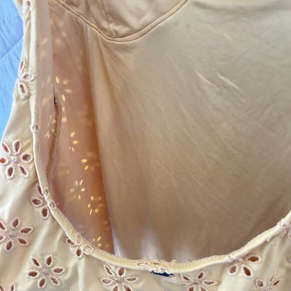 Ripcurl Women’s Open Back Eyelet One Piece Bodysuit Size 10 Yellow Colorful - Picture 6 of 9